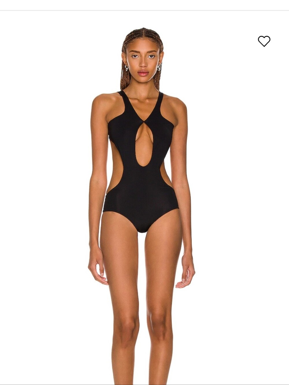 Maximilian Black Cut Out Swim Suit